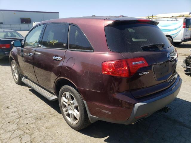 Photo 3 from auction – 2008 ACURA MDX TECHNO with VIN 2HNYD28498H548459