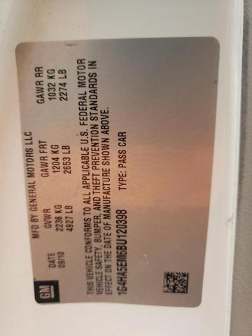 Photo 10 from auction – 2011 BUICK LUCERNE CX with VIN 1G4HA5EM6BU120398