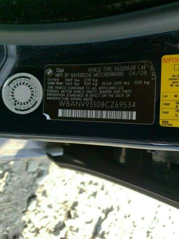 Photo 10 from auction – 2008 BMW 535 XI with VIN WBANV93508CZ69534