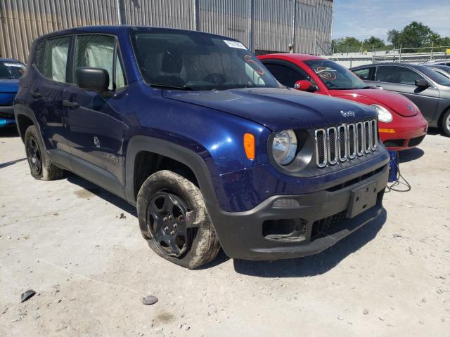 JEEP RENEGADE S 2018 with VIN ZACCJBAB3JPJ58329 - Photo from auction