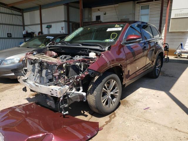 Photo 2 from auction – 2019 TOYOTA HIGHLANDER with VIN 5TDBZRFH0KS741510