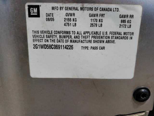 Photo 10 from auction – 2006 CHEVROLET IMPALA SUP with VIN 2G1WD58C069114226