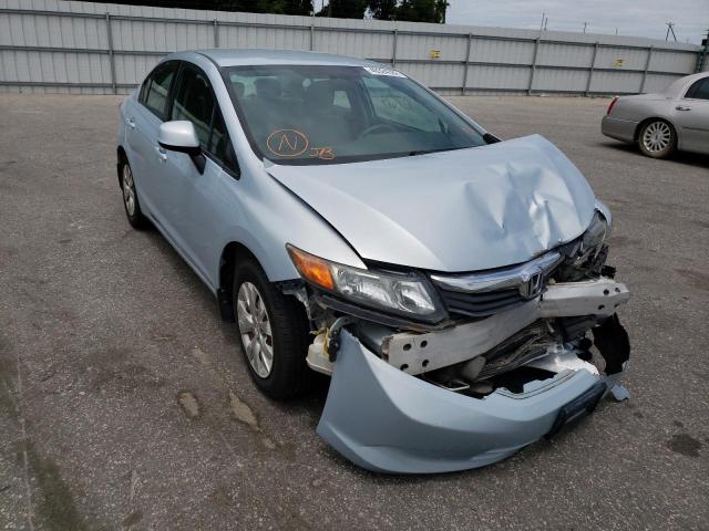 HONDA CIVIC LX 2012 with VIN 2HGFB2F59CH549314 - Photo from auction