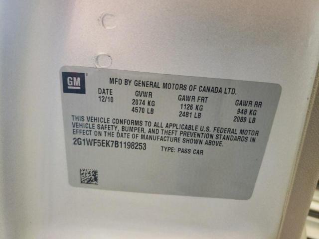 صورة رقم 10 من المزاد - 2011 CHEVROLET IMPALA LS مع VIN 2G1WF5EK7B1198253