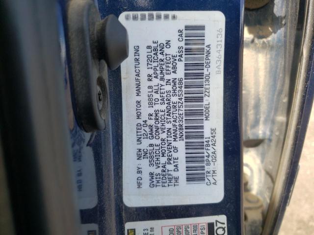 Photo 10 from auction – 2005 TOYOTA COROLLA CE with VIN 1NXBR32E75Z453486