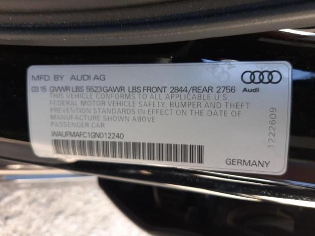 Photo 10 from auction – 2016 AUDI A6 PREMIUM with VIN WAUFMAFC1GN012240