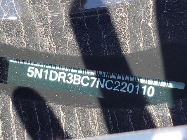 Photo 10 from auction – 2022 NISSAN PATHFINDER with VIN 5N1DR3BC7NC220110