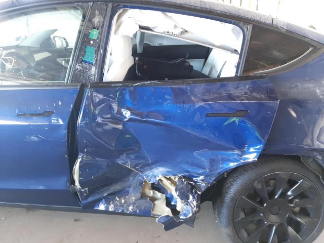 Photo 9 from auction – 2021 TESLA MODEL Y with VIN 5YJYGDEE7MF089163