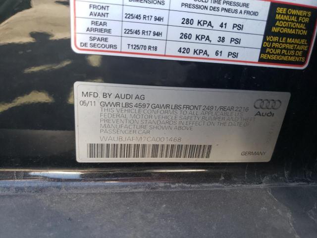 Photo 10 from auction – 2012 AUDI A3 PREMIUM with VIN WAUBJAFM7CA001468