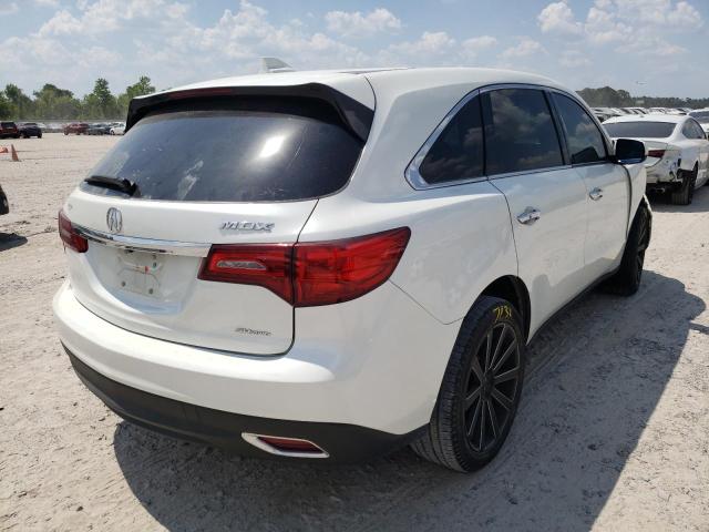Photo 4 from auction – 2014 ACURA MDX TECHNO with VIN 5FRYD4H44EB046377