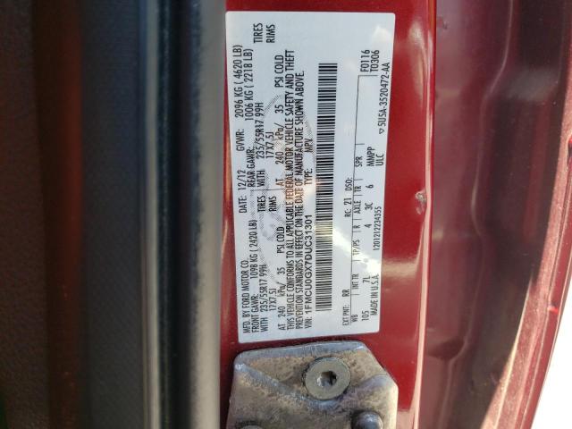 Photo 10 from auction – 2013 FORD ESCAPE SE with VIN 1FMCU0GX7DUC31301