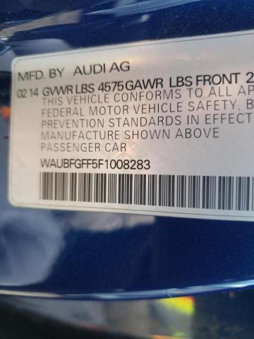Photo 10 from auction – 2015 AUDI S3 PREMIUM with VIN WAUBFGFF5F1008283