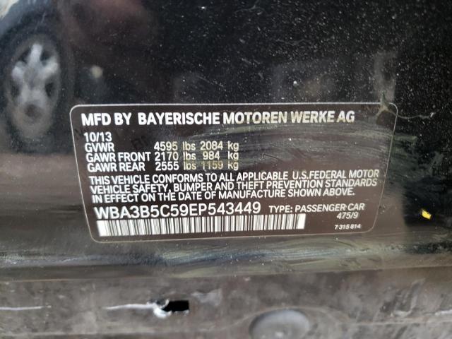 Photo 10 from auction – 2014 BMW 328 XI SUL with VIN WBA3B5C59EP543449