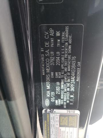 Photo 10 from auction – 2019 KIA FORTE FE with VIN 3KPF24AD4KE084976