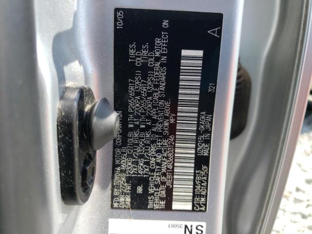 Photo 10 from auction – 2006 TOYOTA 4RUNNER SR with VIN JTEBT14R368031246