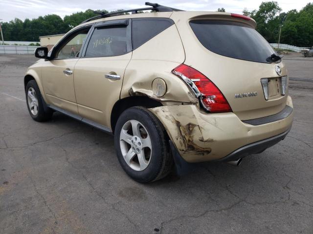 Photo 3 from auction – 2003 NISSAN MURANO SL with VIN JN8AZ08T93W100337