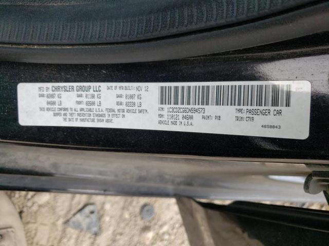 Photo 10 from auction – 2013 DODGE AVENGER SX with VIN 1C3CDZCG6DN594573