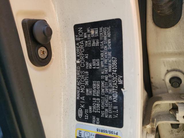 Photo 10 from auction – 2012 KIA SOUL with VIN KNDJT2A51C7410867
