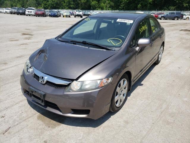 Photo 2 from auction – 2010 HONDA CIVIC LX with VIN 19XFA1F56AE054556