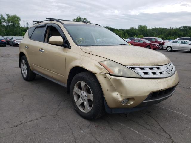 NISSAN MURANO SL 2003 with VIN JN8AZ08T93W100337 - Photo from auction