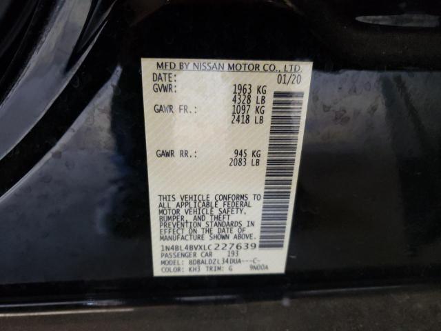 Photo 10 from auction – 2020 NISSAN ALTIMA S with VIN 1N4BL4BVXLC227639