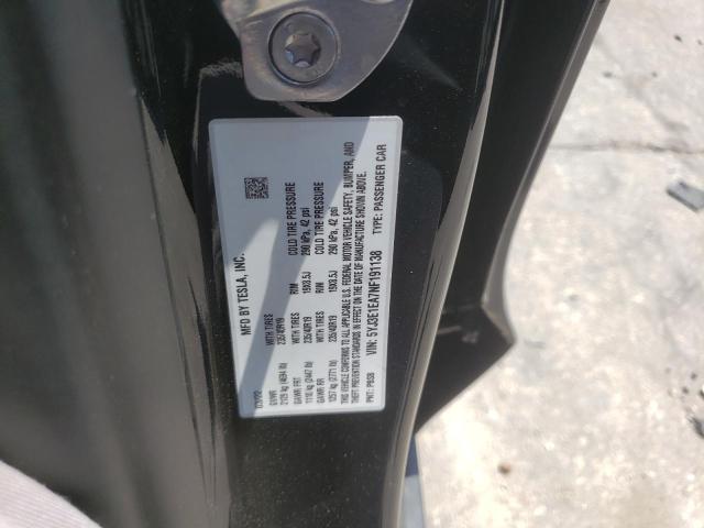 Photo 10 from auction – 2022 TESLA MODEL 3 with VIN 5YJ3E1EA7NF191138