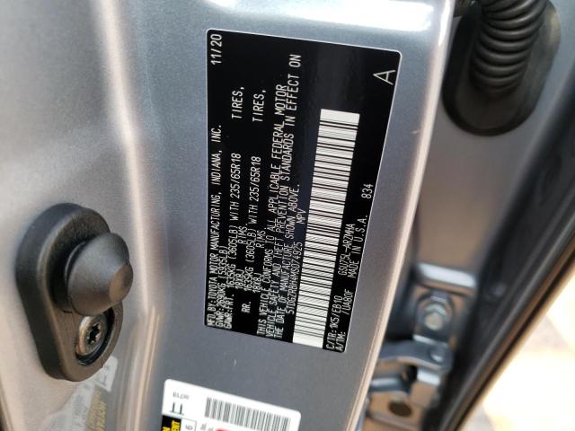 Photo 10 from auction – 2021 TOYOTA HIGHLANDER with VIN 5TDGZRBH4MS074925