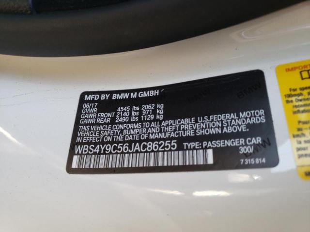Photo 10 from auction – 2018 BMW M4 with VIN WBS4Y9C56JAC86255