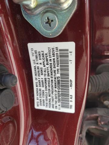 Photo 10 from auction – 2013 HONDA CIVIC EX with VIN 19XFB2F81DE098675