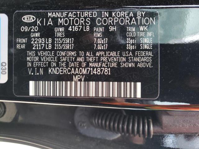 Photo 10 from auction – 2021 KIA SELTOS EX with VIN KNDERCAA0M7148781