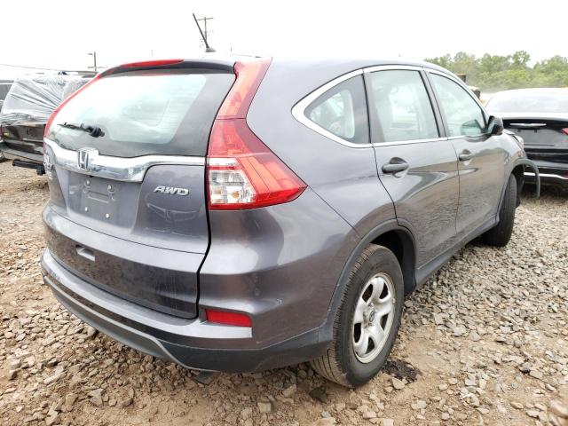 Photo 4 from auction – 2016 HONDA CR-V LX with VIN 5J6RM4H33GL140905