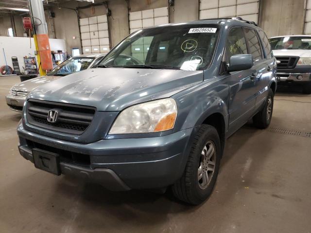 Photo 2 from auction – 2005 HONDA PILOT EX with VIN 2HKYF18425H507684