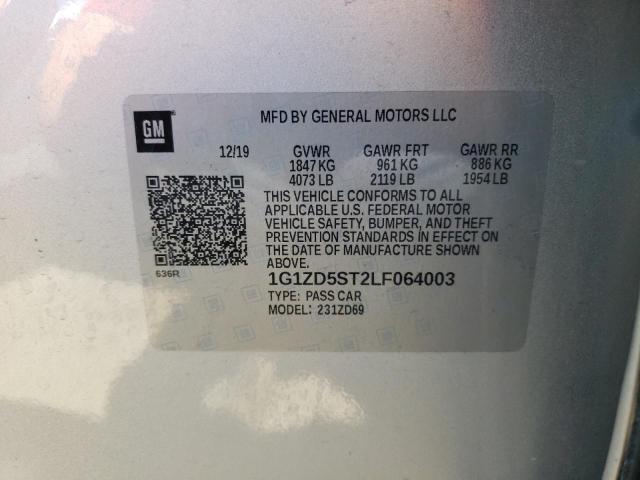 Photo 10 from auction – 2020 CHEVROLET MALIBU LT with VIN 1G1ZD5ST2LF064003