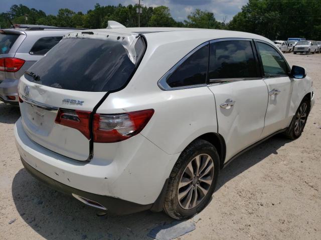 Photo 4 from auction – 2015 ACURA MDX TECHNO with VIN 5FRYD3H67FB012981