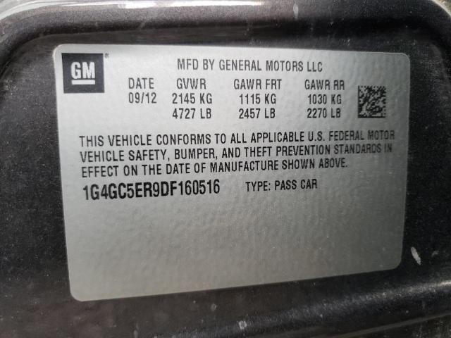Photo 10 from auction – 2013 BUICK LACROSSE with VIN 1G4GC5ER9DF160516