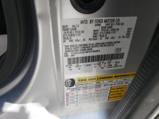 Foto 10 de la subasta – 2015 FORD EXPEDITION con VIN 1FMJU2AT9FEF50561