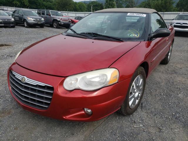 Photo 2 from auction – 2004 CHRYSLER SEBRING LI with VIN 1C3EL65R44N214509