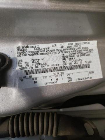 Photo 10 from auction – 2012 FORD FOCUS SE with VIN 1FAHP3F26CL297051
