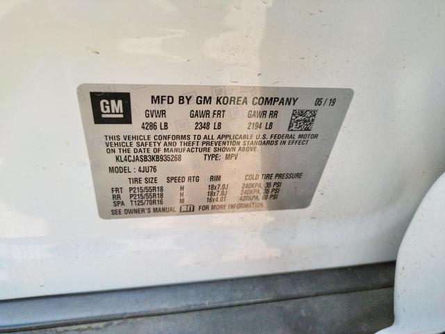 Photo 10 from auction – 2019 BUICK ENCORE PRE with VIN KL4CJASB3KB935268