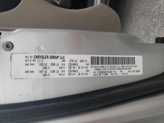 Photo 10 from auction – 2012 DODGE GRAND CARA with VIN 2C4RDGBG6CR212460