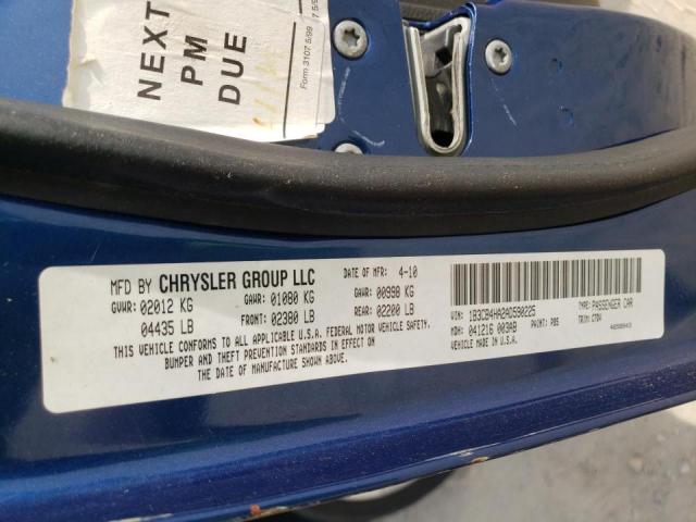 Photo 10 from auction – 2010 DODGE CALIBER with VIN 1B3CB4HA2AD590225