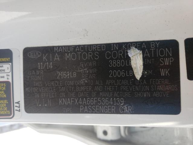 Photo 10 from auction – 2015 KIA FORTE LX with VIN KNAFX4A66F5364139