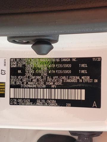 Photo 10 from auction – 2021 LEXUS RX 350 with VIN 2T2HZMAAXMC192588