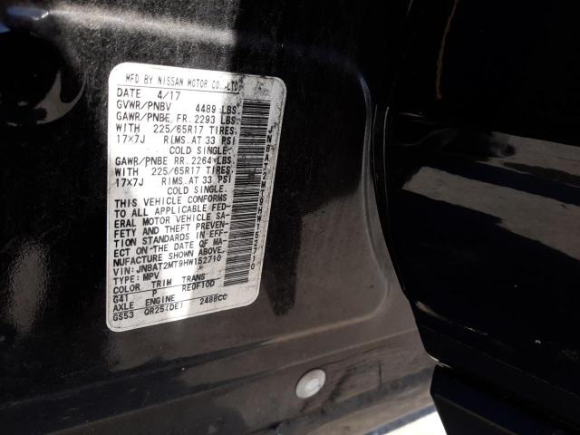 Photo 10 from auction – 2017 NISSAN ROGUE S with VIN JN8AT2MT9HW152710
