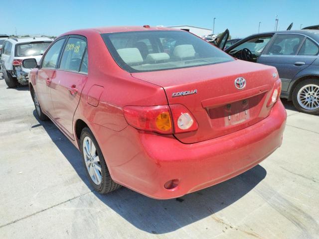 Photo 3 from auction – 2009 TOYOTA COROLLA BA with VIN 1NXBU40EX9Z044136