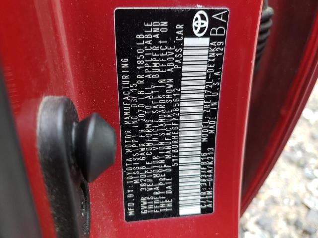 Photo 10 from auction – 2015 TOYOTA COROLLA L with VIN 5YFBURHE6FP285612