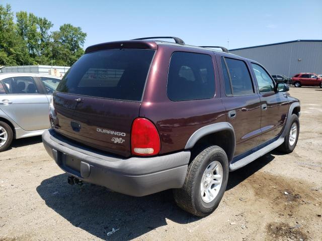 Photo 4 from auction – 2003 DODGE DURANGO SP with VIN 1D4HS38N23F594903