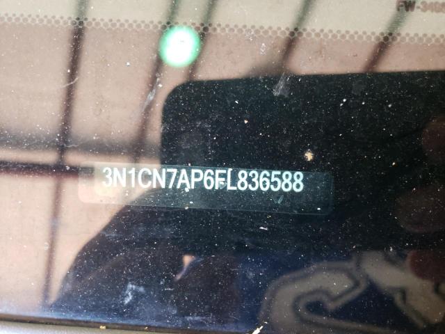 Photo 10 from auction – 2015 NISSAN VERSA with VIN 3N1CN7AP6FL836588