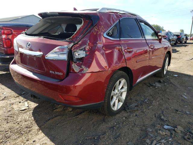 Photo 4 from auction – 2011 LEXUS RX 350 with VIN 2T2BK1BA6BC116502