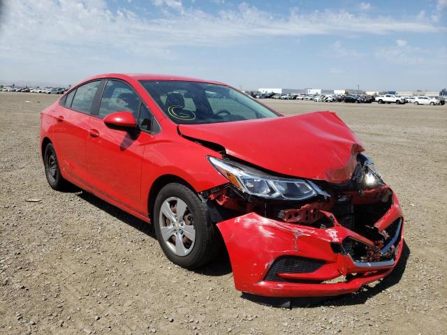 CHEVROLET CRUZE LS 2016 with VIN 1G1BC5SM8G7267619 - Photo from auction